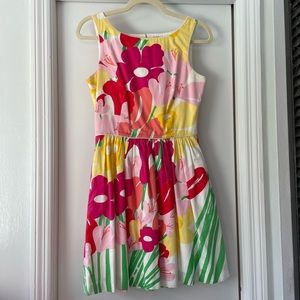 Lilly Pulitzer floral dress size 4